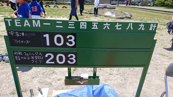 2023年6月4日学童ジュニア大会2試合目