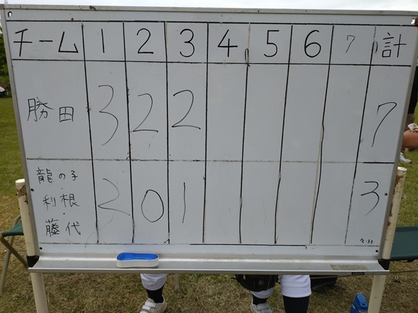 2026年6月7日学童ジュニア大会2日目第2試合